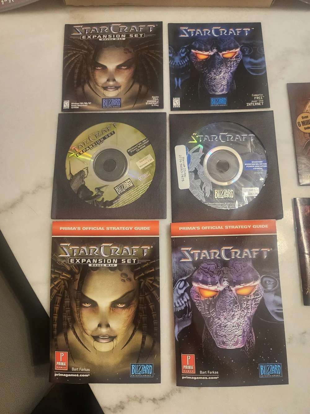 Vintage Blizzard 1998 StarCraft Battle Chest - Black Edition